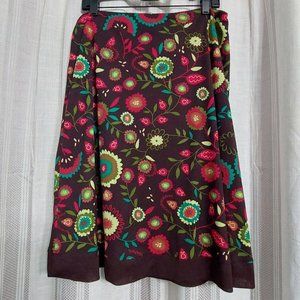 Anne Klein Midi Floral Skirt Size Large